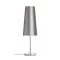 NYC/CONNY 15/30 asztali lámpa Monaco galambszürke/ezüst PVC/króm 230V LED E27 11W