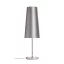 NYC/CONNY 15/30 asztali lámpa Monaco galambszürke/ezüst PVC/króm 230V LED E27 11W