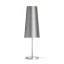 NYC/CONNY 15/30 asztali lámpa Monaco galambszürke/ezüst PVC/nikkel 230V LED E27 11W