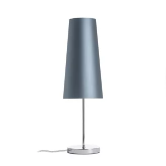   NYC/CONNY 15/30 asztali lámpa Monaco petróleumkék/ezüst PVC/króm 230V LED E27 11W