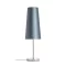NYC/CONNY 15/30 asztali lámpa Monaco petróleumkék/ezüst PVC/króm 230V LED E27 11W