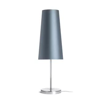   NYC/CONNY 15/30 asztali lámpa Monaco petróleumkék/ezüst PVC/nikkel 230V LED E27 11W