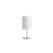 NYC/RON 15/20 asztali lámpa  Polycotton fehér/króm 230V LED E27 15W