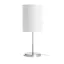 NYC/RON 15/20 asztali lámpa  Polycotton fehér/nikkel 230V LED E27 15W