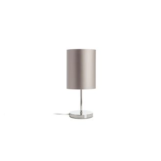   RENDL R14057 NYC/RON asztali lámpa, dekoratív Monaco galambszürke/ezüst PVC/króm