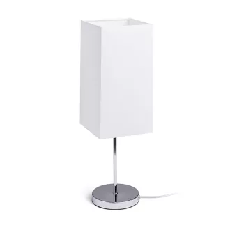   NYC/TEMPO 15/30 asztali lámpa  Polycotton fehér/króm 230V LED E27 15W