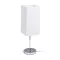 NYC/TEMPO 15/30 asztali lámpa  Polycotton fehér/króm 230V LED E27 15W