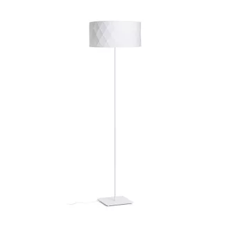   CORTINA/JAKARANDA állólámpa fehér/fehér textil/fém 230V LED E27 15W