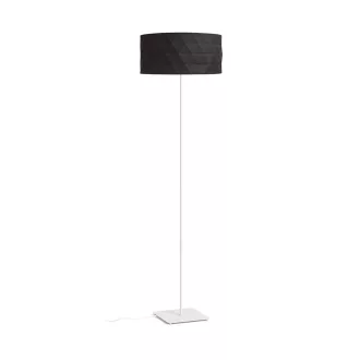   CORTINA/JAKARANDA állólámpa fekete/fehér textil/fém 230V LED E27 15W