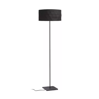   CORTINA/JAKARANDA állólámpa fekete/fekete textil/fém 230V LED E27 15W