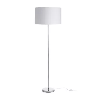   NYC/RON 40/25 állólámpa  Polycotton fehér/króm 230V LED E27 15W