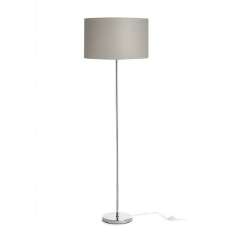   RENDL R14081 NYC/RON állólámpa, dekoratív Chintz világosszürke/króm