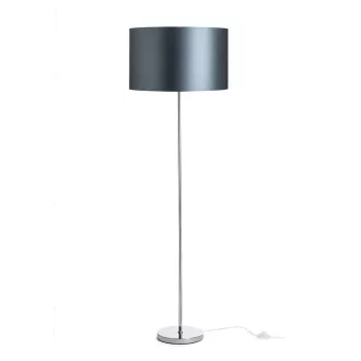   NYC/RON 40/25 állólámpa Monaco petróleumkék/ezüst PVC/króm 230V LED E27 15W
