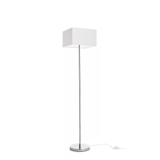   NYC/TEMPO 30/19 állólámpa  Polycotton fehér/króm 230V LED E27 15W