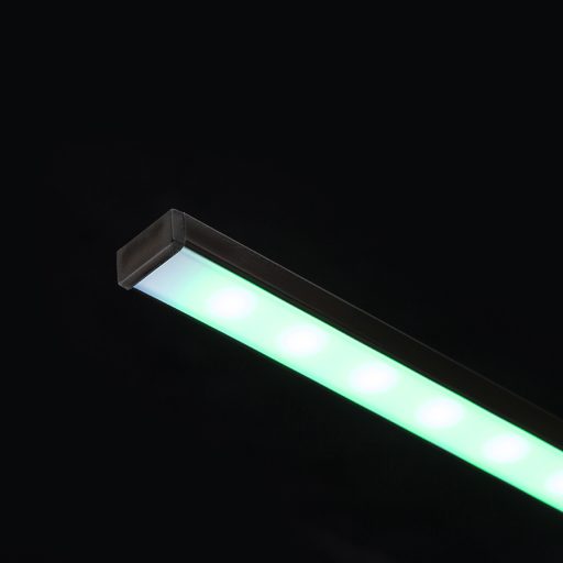 RENDL R14087 LED PROFILE LED szalag, profil fekete matt akril/alumínium