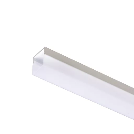 LED PROFILE H felületre szerelhető 1m fehér matt akrilát/alumínium