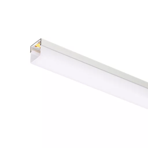 LED PROFILE H felületre szerelhető 1m eloxált alumínium/matt akrilát