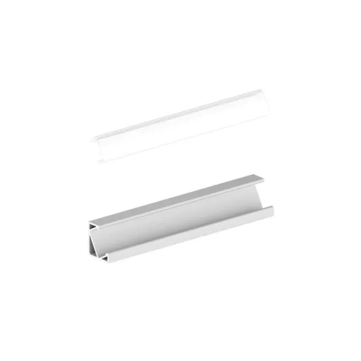 LED PROFILE I 30/60 felületre szerelhető 1m eloxált alumínium/matt akrilát