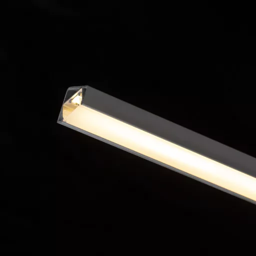 LED PROFILE I 30/60 felületre szerelhető 1m eloxált alumínium/matt akrilát