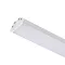 LED PROFILE J felületre szerelhető 1m fehér matt akrilát/alumínium