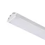 LED PROFILE J felületre szerelhető 1m fehér matt akrilát/alumínium