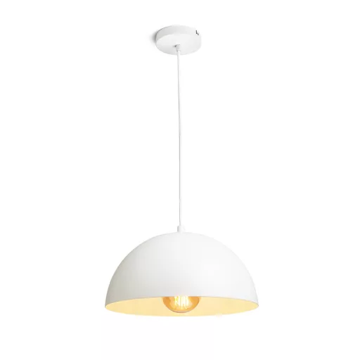 GLADYS 30 závěsná bílá/bílá 230V LED E27 15W