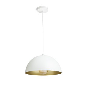  RENDL R14108 GLADYS függőlámpatest, fém fehér/aranysárga