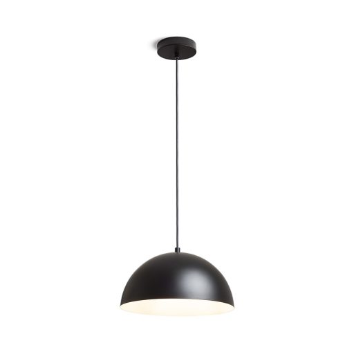 RENDL R14109 GLADYS függőlámpatest, fém fekete/fehér