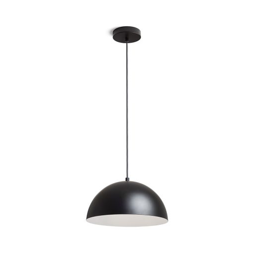 RENDL R14109 GLADYS függőlámpatest, fém fekete/fehér