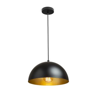   RENDL R14110 GLADYS függőlámpatest, fém fekete/aranysárga