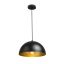 RENDL R14110 GLADYS függőlámpatest, fém fekete/aranysárga