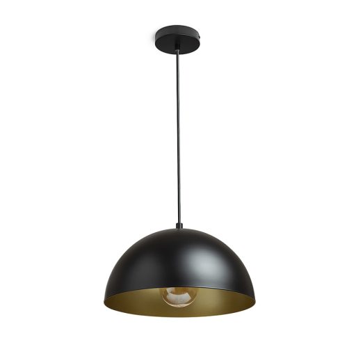 RENDL R14110 GLADYS függőlámpatest, fém fekete/aranysárga