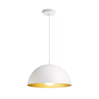GLADYS 40 závěsná bílá/zlatá 230V LED E27 30W