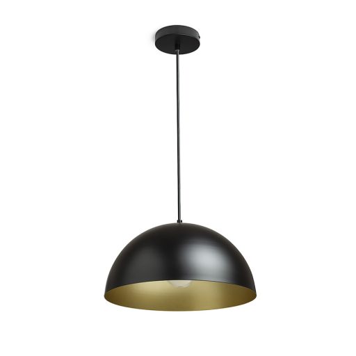 RENDL R14114 GLADYS függőlámpatest, fém fekete/aranysárga