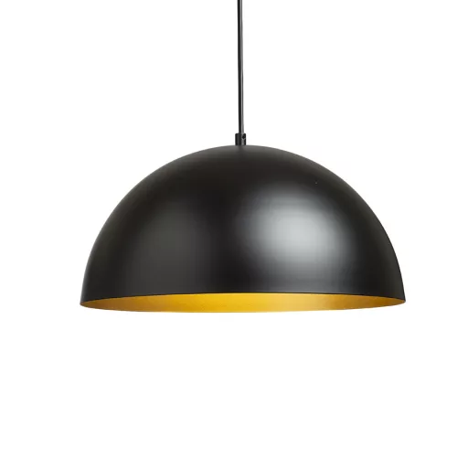 GLADYS 40 závěsná černá/zlatá 230V LED E27 30W