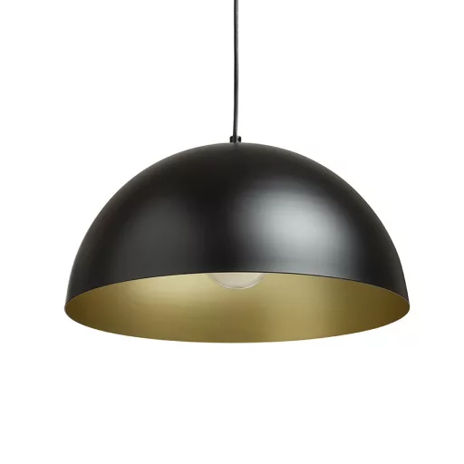 GLADYS 40 závěsná černá/zlatá 230V LED E27 30W