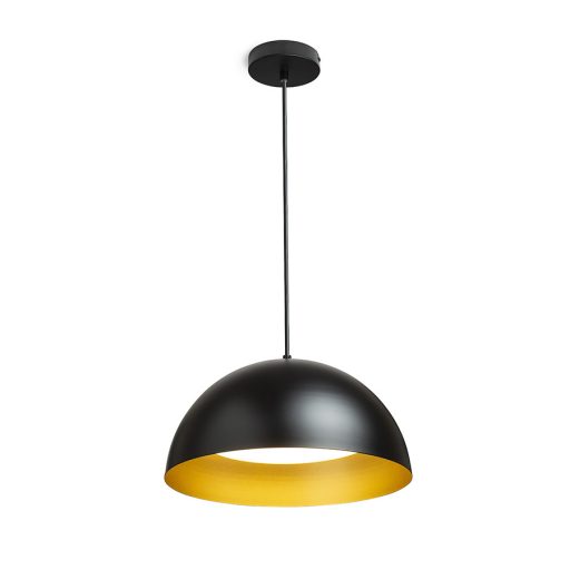 RENDL R14114 GLADYS függőlámpatest, fém fekete/aranysárga
