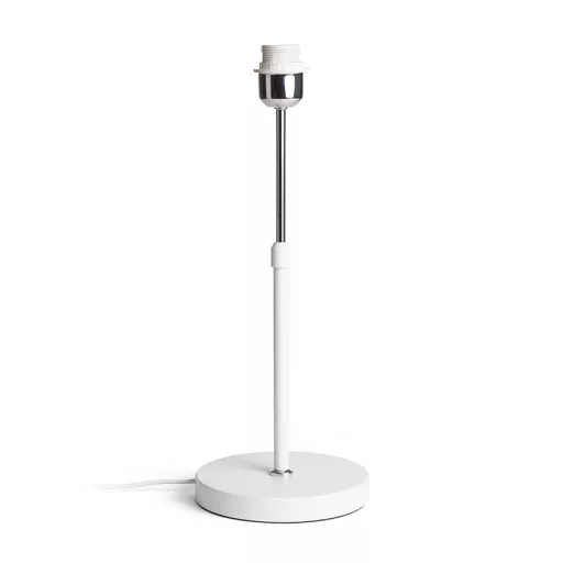 EMMETT stolní podstavec bílá chrom 230V LED E27 15W