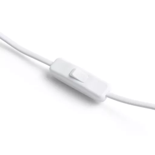 EMMETT stolní podstavec bílá chrom 230V LED E27 15W