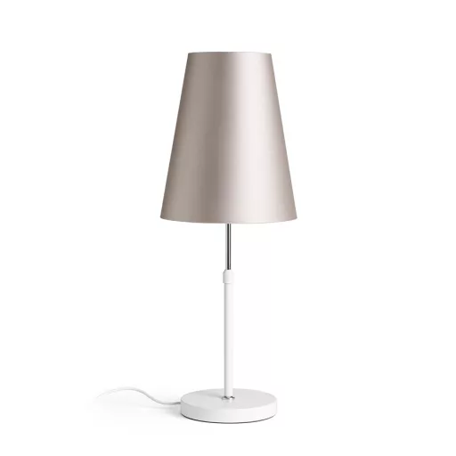 EMMETT stolní podstavec bílá chrom 230V LED E27 15W