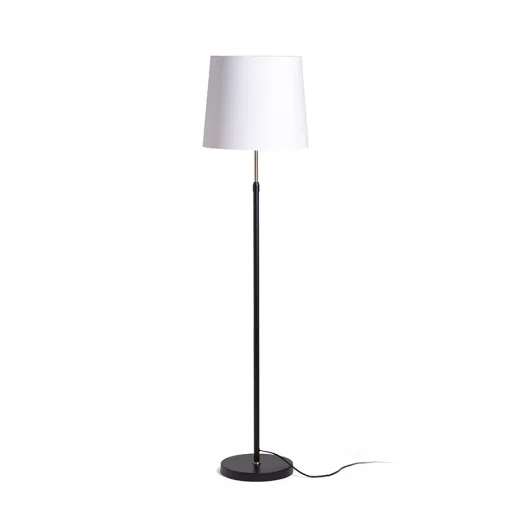 EMMETT stojanový podstavec černá staromosazná 230V LED E27 15W