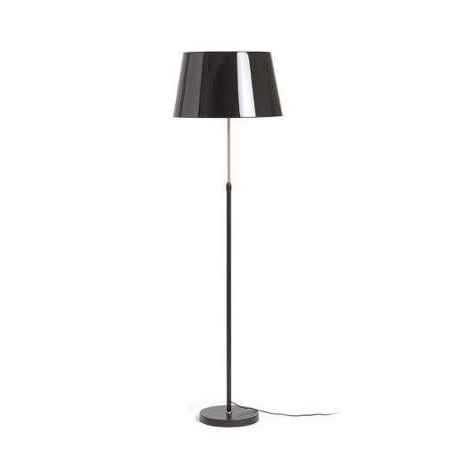 RENDL R14118 EMMETT lámpabúra, talapzat/alj fekete antikolt sárgaréz