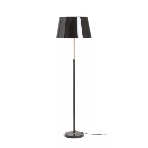 EMMETT stojanový podstavec černá staromosazná 230V LED E27 15W
