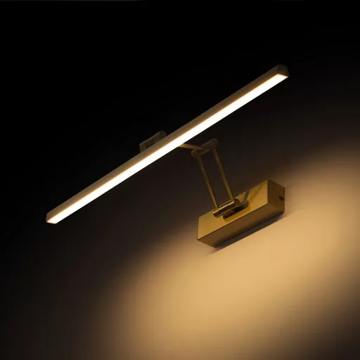 FRIDA 60 fali lámpa antikolt sárgaréz 230V LED 12W 3000K