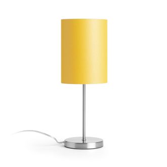  RENDL R14155 NYC/RON asztali lámpa, dekoratív Chintz sárgabarack/króm