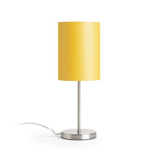 RENDL R14156 NYC/RON asztali lámpa, dekoratív Chintz sárgabarack/matt nikkel