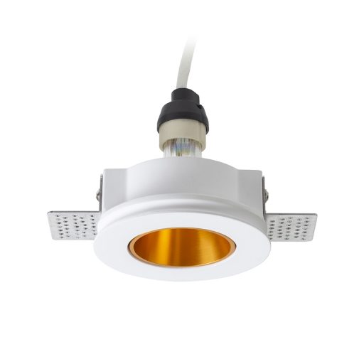 RENDL R14158 DAYTONA mennyezeti lámpa, gipsz gipsz/szálcsiszolt sárgaréz