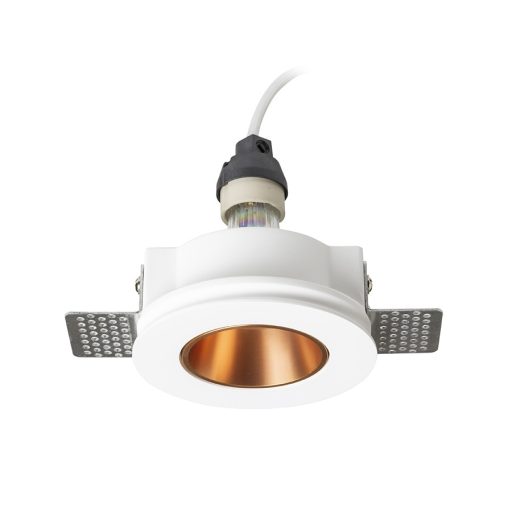 RENDL R14159 DAYTONA mennyezeti lámpa, gipsz gipsz/szálcsiszolt réz