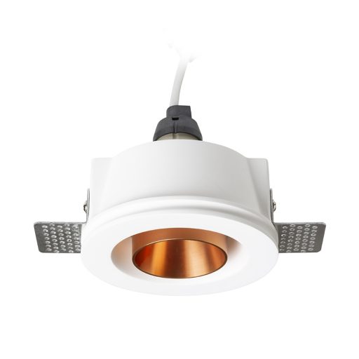 RENDL R14162 DAYTONA mennyezeti lámpa, gipsz gipsz/szálcsiszolt réz