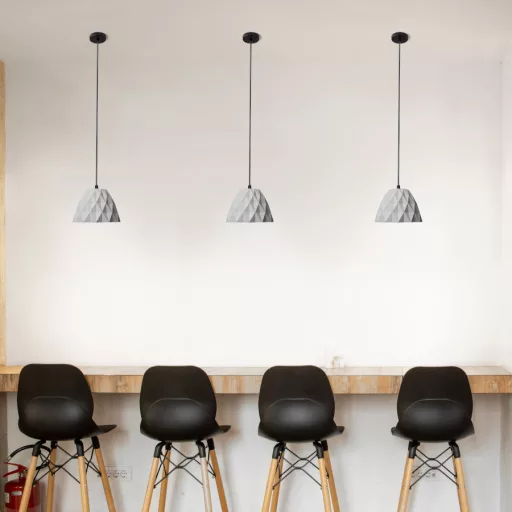 NAPLES závěsná beton 230V LED E27 7W